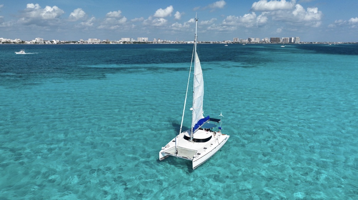 Catamaran to Isla Mujeres